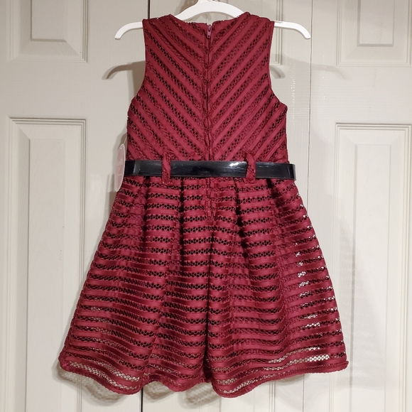 NWT red dress girl size 4 - Picture 6 of 8